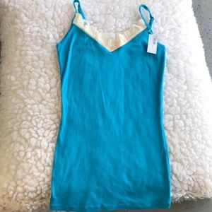 Old navy turquoise tank top